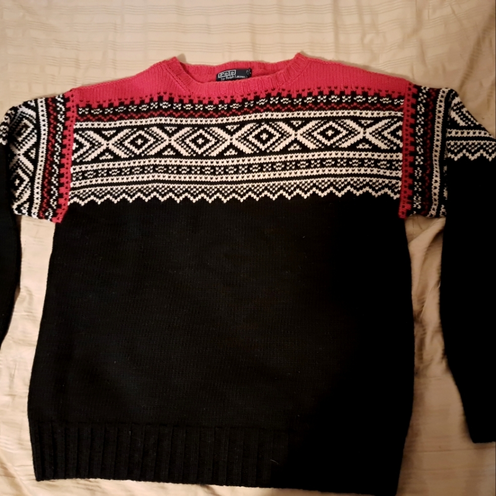 Vintage Polo Ralph Lauren Hand Knit Sweater